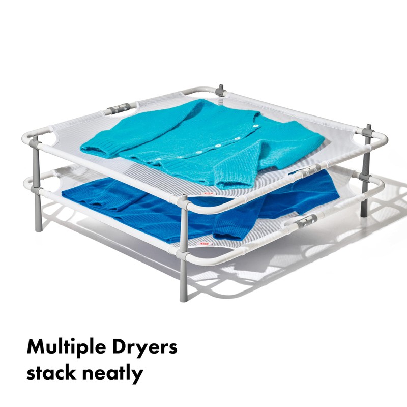 OXO Good Grips Folding Sweater Dryer, White, 26" sq. x