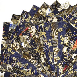 Qililandiy 20PCS Cotton 5 Different Patterns Fabric Japanese Style Fabric for Crafts Sewing Quilting Patchwork Face Protection 20cm Square (5 Colors 20cm)