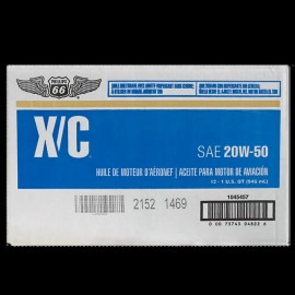 Phillips 66 Aviation Motor Oil SAE 20W-50 - Select Quantity - Case of 12 Quarts