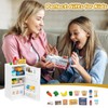 JINJUMEI 16 Pieces Miniature Dollhouse Accessories Kitchen 1:12 Dollhouse Fridge