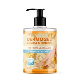 QKnatur Dermo Gel Arnica & Ginkgo - Cold Effect for Tired Feet and Legs - Relaxing, Refreshing and Moisturising - High Concentration of Plant Extracts - Natural - 500 ml