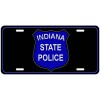 Indiana State Police Aluminum flat novelty car license plate