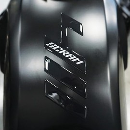 labelbike - Motorcycle Tank Pad Protection and Decoration Sticker compatible with Royal Enfield Scram 411