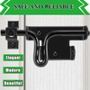 Litensh Door Bolt Double-Sided, Sliding Latch, Door Lock with Padlock,