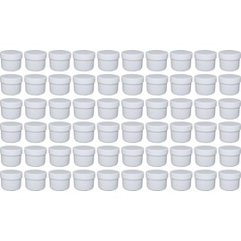 60 Salbendöschen Cremedöschen Salbenkruke,, Flat 35 Ml-Made IN GERMANY