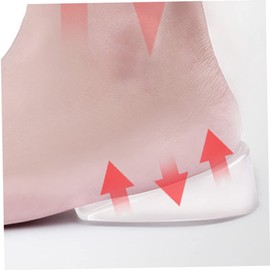Beavorty Gel Heel Pads Inserts Heightening Insoles Arch Support Comfortable and Durable for All Shoe Styles