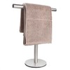 Bath Hand Towel Holder Standing, 13 Inch T-Shape Towel Bar