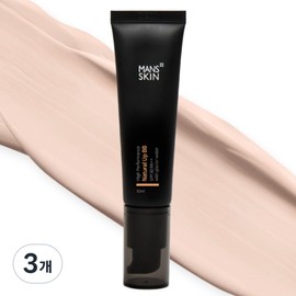 Men's Skin Natural Up BB Men's Tone Up BB Sun Cream Homme Foundation Cool Tone Color Change, 3 Pieces / 맨즈스킨 내추럴업 BB 남자 톤업 비비 선크림 옴므 파운데이션 쿨톤 컬러 체인지, 3개