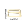 Vaveren 4 Pieces Strap Belt Buckle with Open Lock Webbing