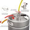 Dbgogo Sankey Keg Coupler D System, O.D 1/4'' & 5/16”