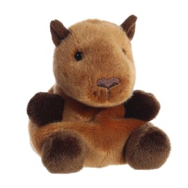 Aurora® Adorable Palm Pals™ Sid Capybara™ Stuffed Animal - Pocket-Sized Play - Collectable Fun - Brown 5 Inches