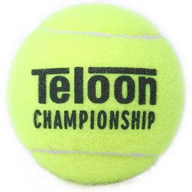 Teloon Championship Tennis Balls - Regular Duty Felt Pressurized Tennis Balls (15 Cans, 45 Balls)