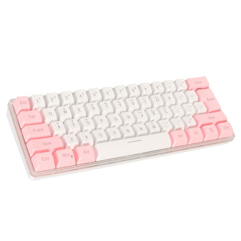 60% Wired Gaming Keyboard RGB Mini Keyboard Imitated Mechanical Technique