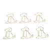 100pcs Dog Shape Paper Clips Improved Slip Resistance Rust Proof