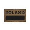 ODSP Infrared Reflective Poland Flag Patches, Polish Flags Tactical Military