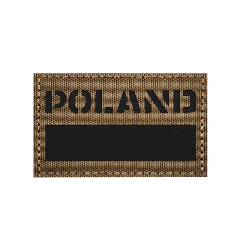 ODSP Infrared Reflective Poland Flag Patches, Polish Flags Tactical Military