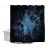 goodbath Forest Starry Shower Curtain,Night Sky Space Milky Way Trees