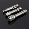 3 Pcs 1/4" 3/8" 1/2" Socket Driver Adapter Drill Bit