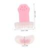 WOONEKY 1pair Reusable Lower Lash Stamp Cat Paw Shape Diy