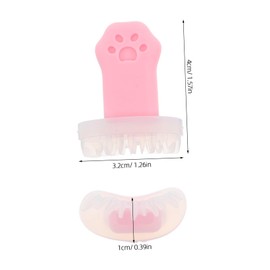 WOONEKY 1pair Reusable Lower Lash Stamp Cat Paw Shape Diy Lash Extension Tool for Makeup