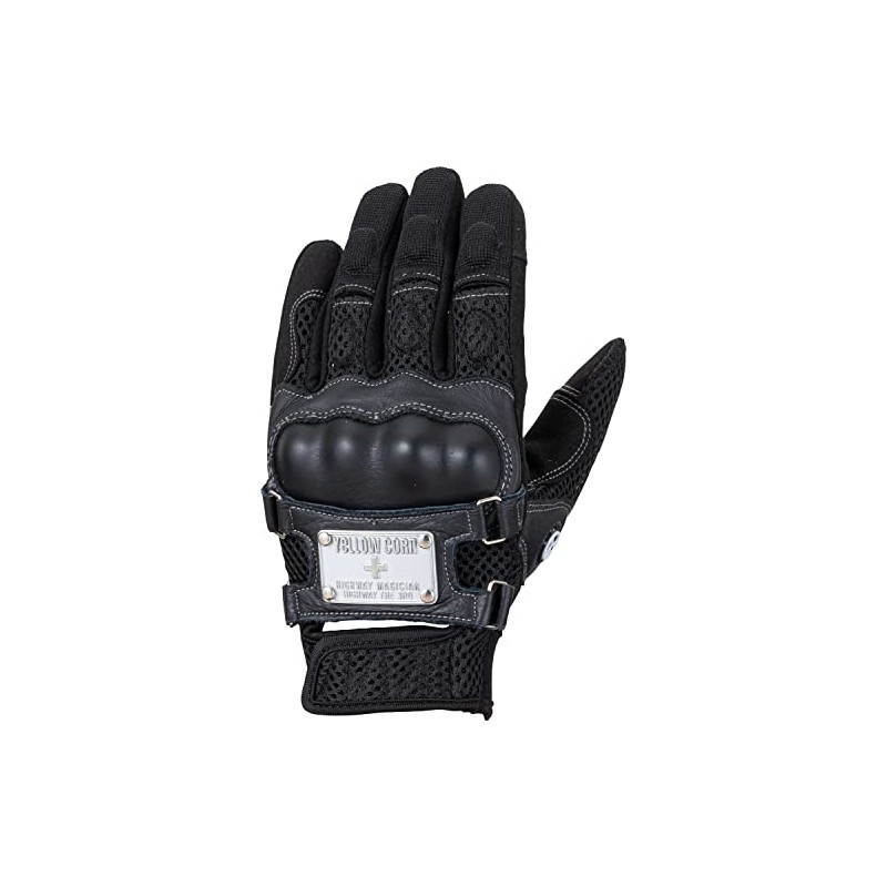 Yellow Corn Mesh Gloves YG-247M-BK-L, Black