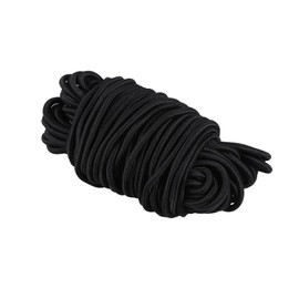 OHPHCALL 10m Black Round Stretch Elastic String 3mm Cord Ties Elastic Rope Multi-Purpose Cord for Home Use, Crafting, and Outdoor Activities