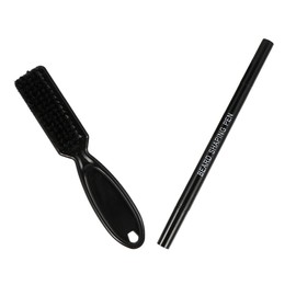 TOVINANNA Dual-head Beard Filling Pen Brush for Men Mustache Outline Tool Deep Brown Color Durable Skin-friendly Beard Styling Filler for Shaping and Filling