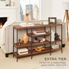 Best Choice Products Large Console Table, 4-Tier 55in Rustic, Industrial