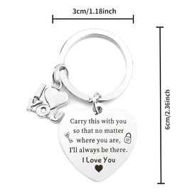 Wixelon Valentines Gifts for Couples for Him and Her Couples Keyrings Girlfriend Birthday Presents Boyfriend Anniversary Presents Boyfriend Gifts for Him Birthday