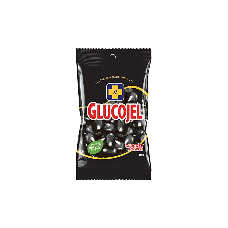 Glucojel Jelly Beans Black 150g