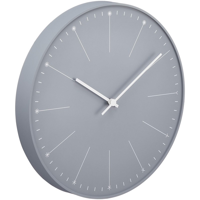 Lemnos Dandelion Wall Clock NL14-11 GY Dandelion Grey Analog