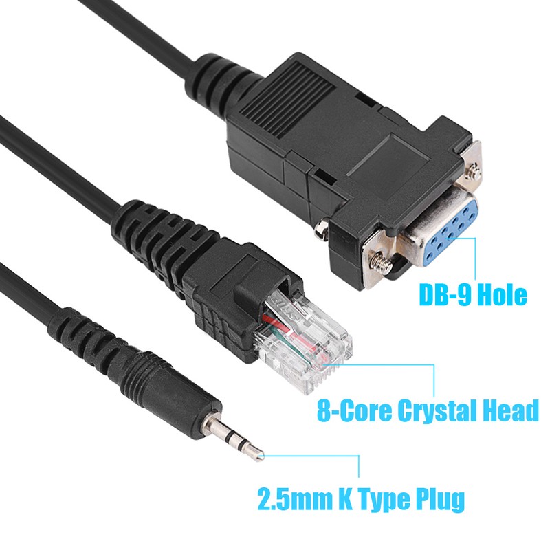 3 in1 RIB Less Programming Cable for Motorola GM300/GP88S/GP3688/GP3188/GP88 Walkie