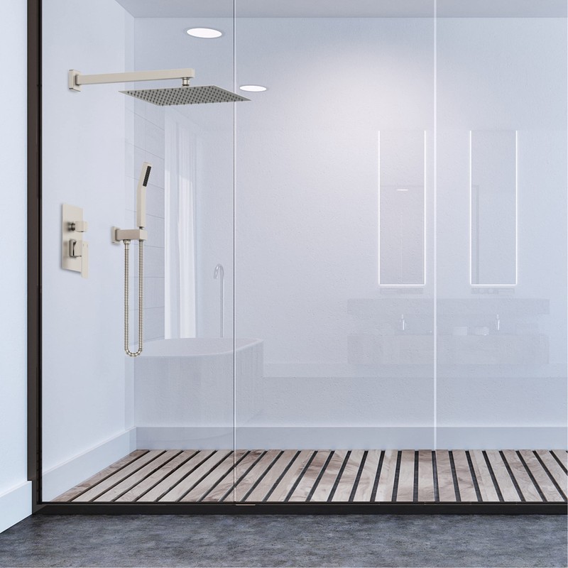 Shower System, Shower Faucet Set for Bathroom with 12 Inch