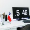 Chile Flag Chilean Flags, Small Mini Chilean Desk Flag, Used