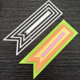 8 Pcs Bookmark Metal Cutting Dies,Carbon Steel Embossing Template DIY Craft Die Cutting Stencils Metal Dies Scrapbooking Tool for Paper Crafting Card Making Supplies