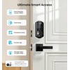 Veise VE06-L Smart Locks with 2 Lever Handle Set, App