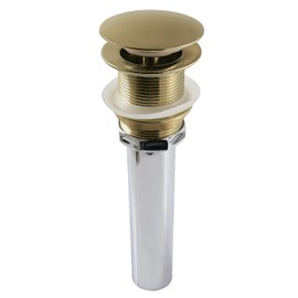 Kingston Brass GCL112BB Trimscape Pop Up Drain for Cast Iron Utility Sink, Brushed Brass