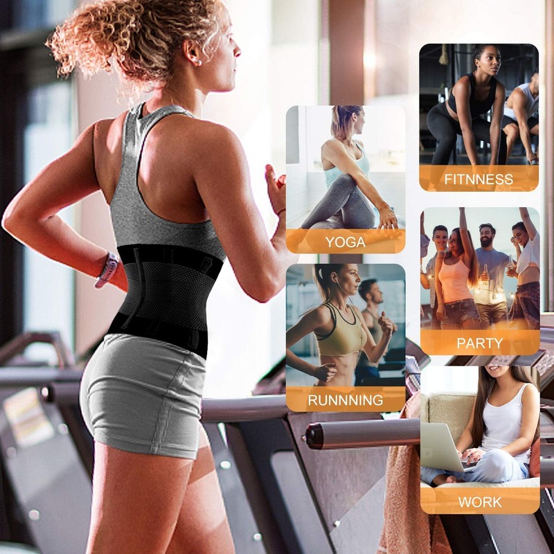 Nebility Women Waist Trainer Trimmer Sauna Sweat Workout Cincher Tummy