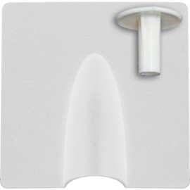 1STec White External Drill Brick Damage Weather Shield Cover + Internal Hole Tidy Cable Bush Kit for up to 7mm Coaxial TV Alarm/Telephone Wire RG59 Coax CCTV Low Voltage Garden Lights & Power Leads