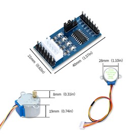 Podazz 5pcs DC12V 4-Phase 5-Line Gear Stepper Motor 28BYJ-48
