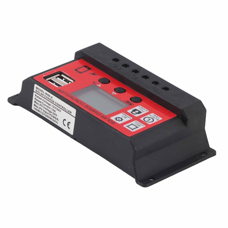Solar Charge Controller Adjustable Solar Panel Battery Intelligent Regulator with