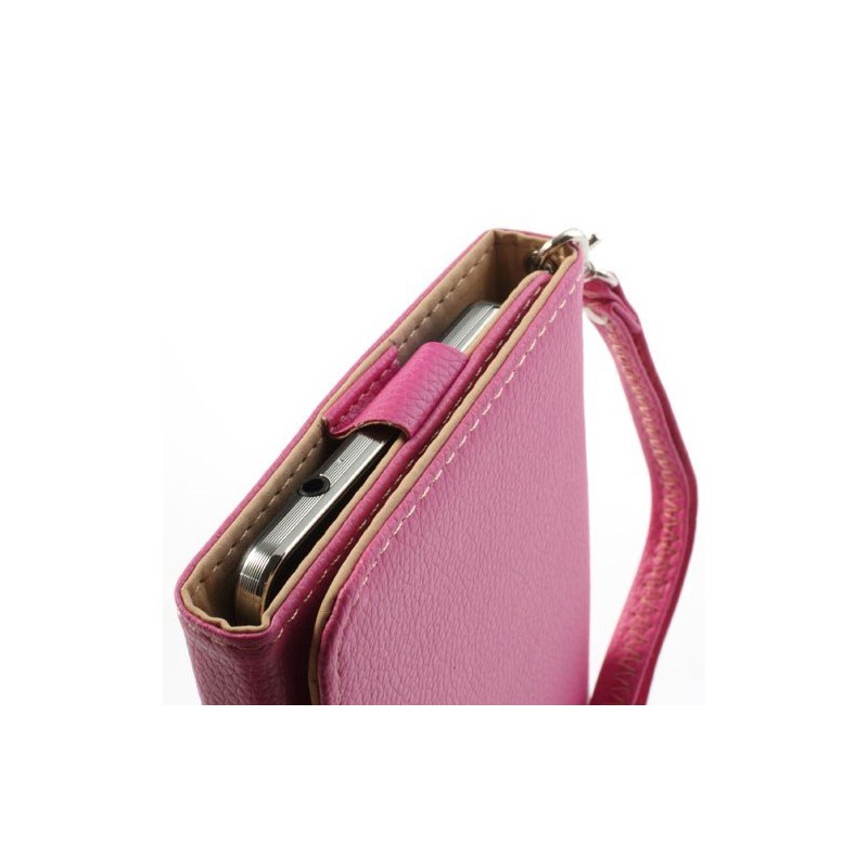 DFV mobile - Smooth synthetic leather cover premium with card
