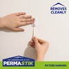 PermaStik Picture Hanging Kit Includes Removable Adhesive Hooks, 9 Small,
