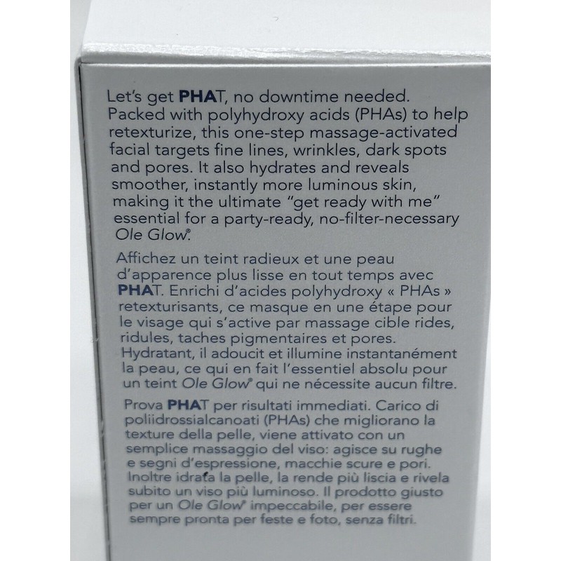 Ole Henriksen PHAT GLOW Facial Mask Transform Plus 1.7oz/50mL Full