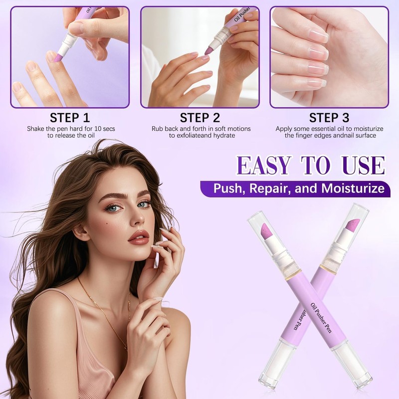 Lápiz De Cuidado De Uñas, Lápiz De Aceite Para Cutículas