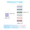 PATIKIL Clear Index Sticky Tabs, 480 Pcs Small Transparent Sticky