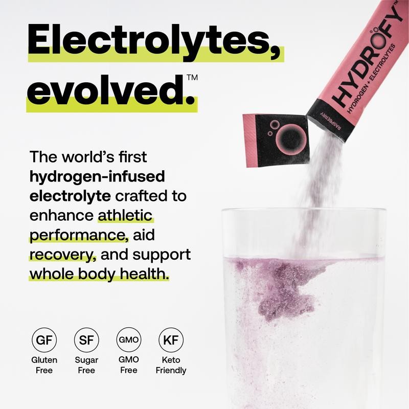 Hydrofy Hydrogen Water Electrolyte Variety Pack 12ct