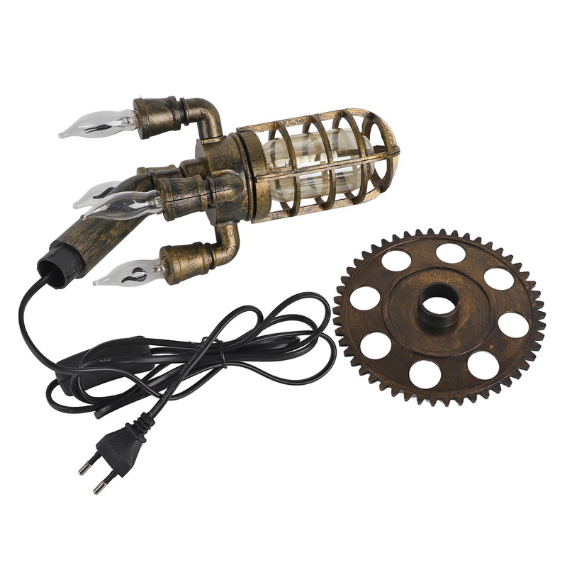 Steampunk Lamp Industrial Steampunk Lamp Night Light Home Decoration for