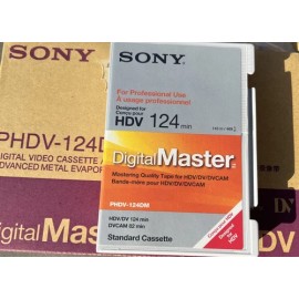 Sony New Sony PHDV-124DM HDV DVCAM Tape Video Cassette DigitalMaster