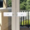 French Patio Door Security Lock for Straight Double Hinged Swing